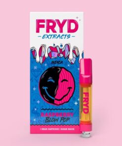 Raspberry Blow Pop Fryd Carts 85% THC Indica Vape Cartridge